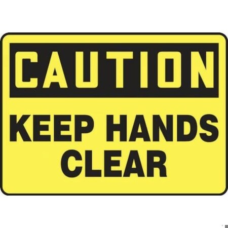 Accuform OSHA CAUTION SAFET SIGNS KEEP HANDS MEQM612XT MEQM612XT